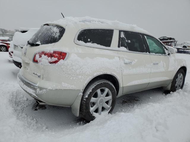 5GALRBED7AJ230092 - 2010 BUICK ENCLAVE CXL WHITE photo 3