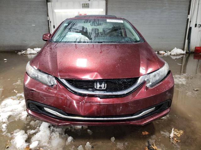 19XFB2F87DE044040 - 2013 HONDA CIVIC EX BURGUNDY photo 5