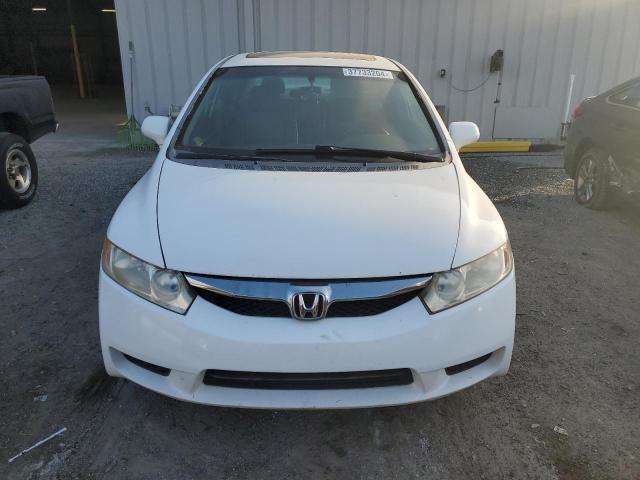 1HGFA16979L014039 - 2009 HONDA CIVIC EXL WHITE photo 5