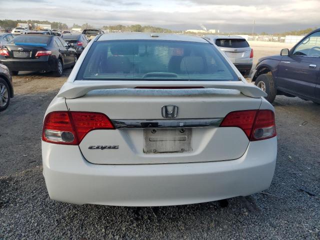 1HGFA16979L014039 - 2009 HONDA CIVIC EXL WHITE photo 6