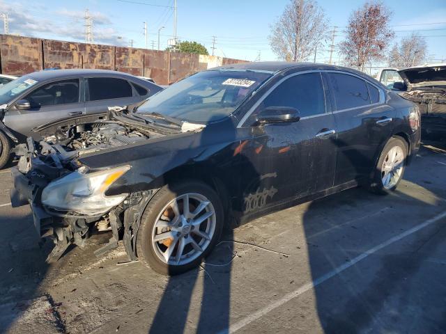 1N4AA5AP4EC465113 - 2014 NISSAN MAXIMA S BLACK photo 1