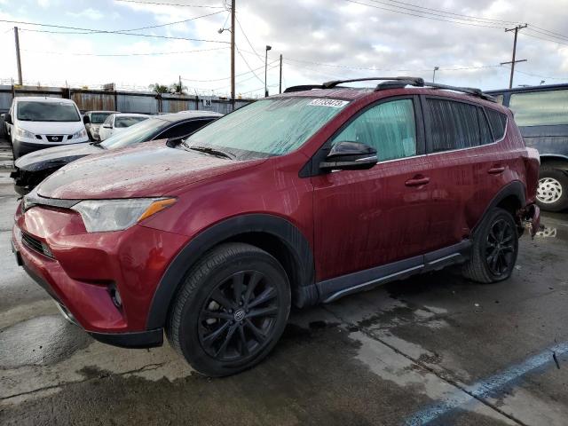 2T3WFREV8JW472266 - 2018 TOYOTA RAV4 ADVENTURE RED photo 1