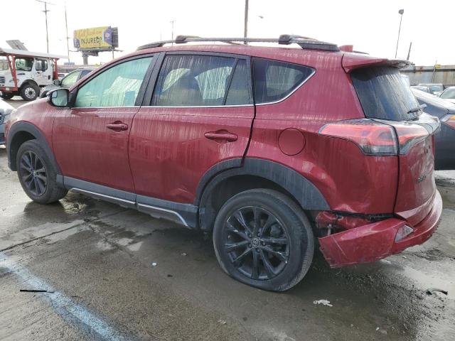 2T3WFREV8JW472266 - 2018 TOYOTA RAV4 ADVENTURE RED photo 2