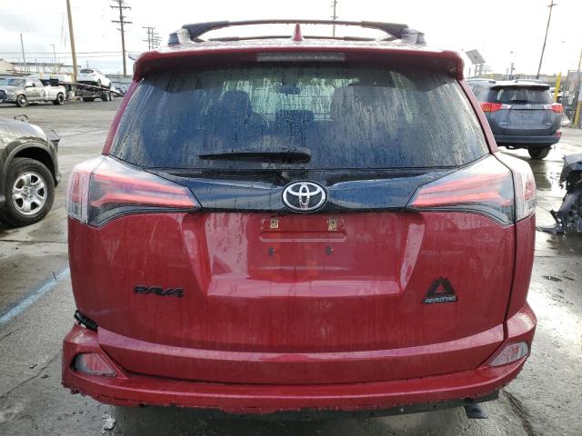 2T3WFREV8JW472266 - 2018 TOYOTA RAV4 ADVENTURE RED photo 6