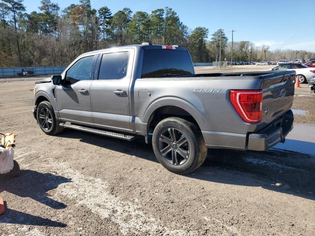 1FTEW1CP3NKD08987 - 2022 FORD F150 SUPERCREW GRAY photo 2