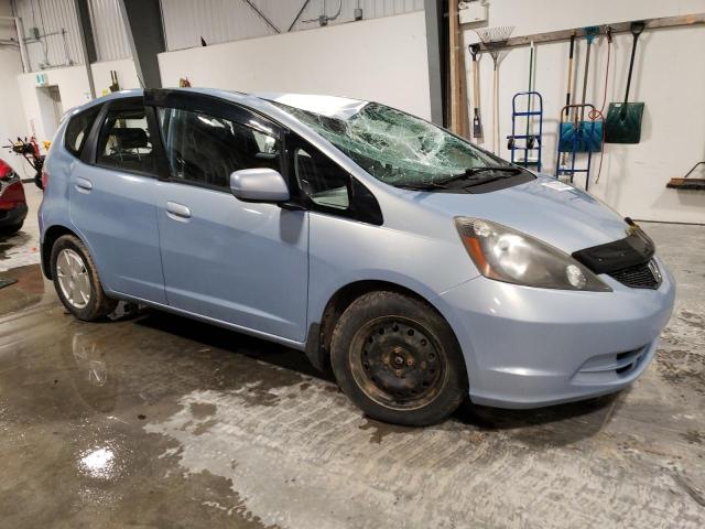 JHMGE8H58AC805984 - 2010 HONDA FIT LX BLUE photo 4