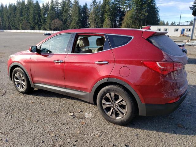 5XYZTDLB4GG349895 - 2016 HYUNDAI SANTA FE S RED photo 2