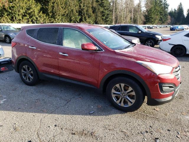 5XYZTDLB4GG349895 - 2016 HYUNDAI SANTA FE S RED photo 4