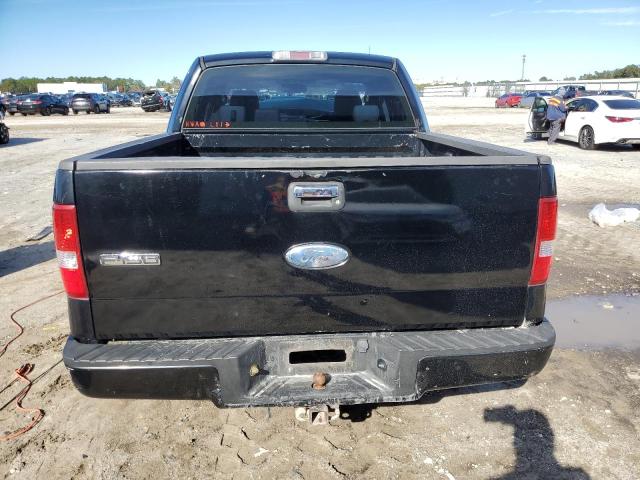 1FTRX12W67FA56784 - 2007 FORD F150 BLACK photo 6