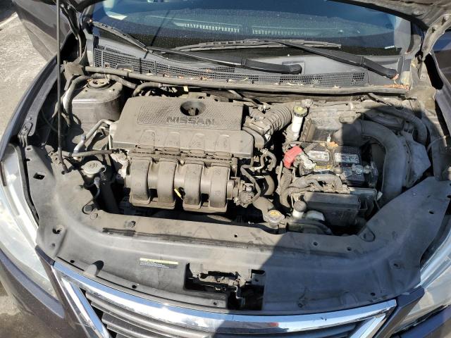 3N1AB7AP3FY374445 - 2015 NISSAN SENTRA S GRAY photo 11