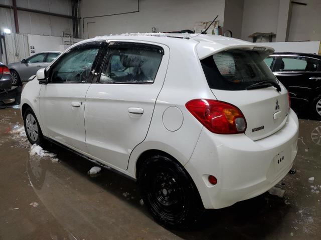 ML32A3HJ0FH035106 - 2015 MITSUBISHI MIRAGE DE WHITE photo 2