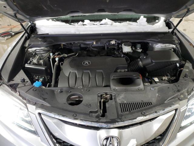 5J8TB4H31JL019199 - 2018 ACURA RDX SILVER photo 12