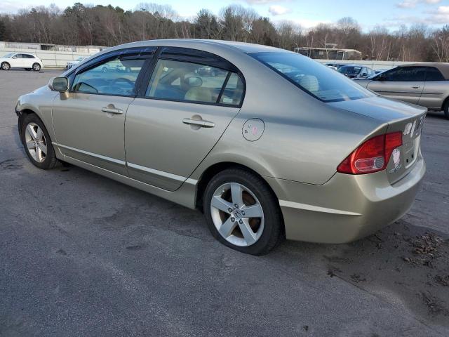 1HGFA16868L105874 - 2008 HONDA CIVIC EX GOLD photo 2