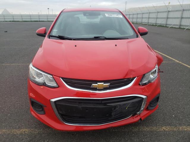 1G1JG6SB2L4126108 - 2020 CHEVROLET SONIC RED photo 5