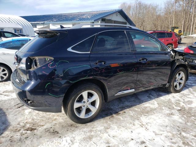 2T2BK1BA0AC056408 - 2010 LEXUS RX 350 BLUE photo 3