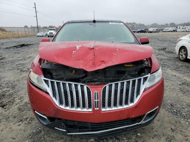 2LMDJ6JK1BBJ24118 - 2011 LINCOLN MKX RED photo 5