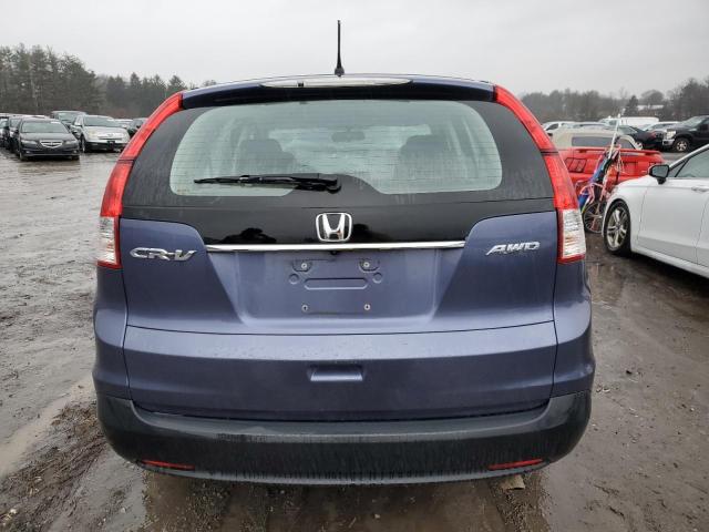 5J6RM4H31DL013064 - 2013 HONDA CR-V LX BLUE photo 6