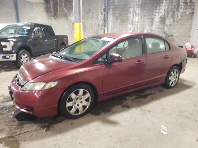 2HGFA16539H545040 - 2009 HONDA CIVIC LX MAROON photo 1