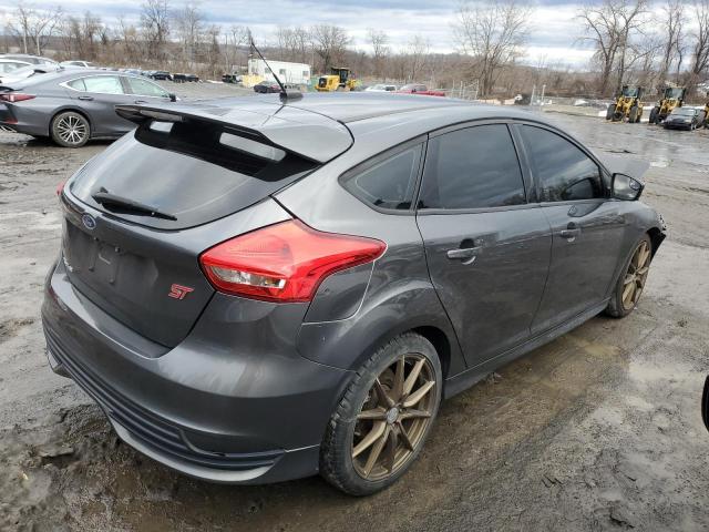 1FADP3L93HL234190 - 2017 FORD FOCUS ST GRAY photo 3