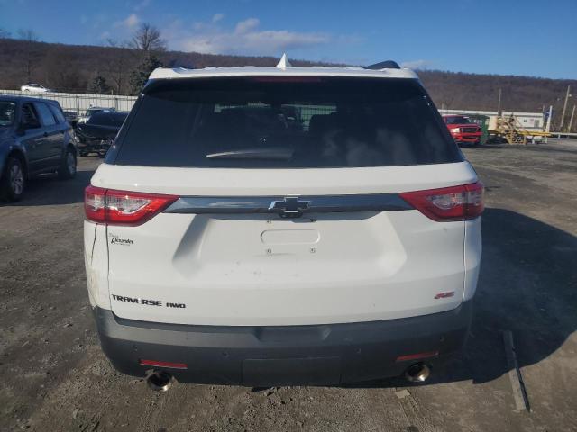 1GNEVJKW0MJ147814 - 2021 CHEVROLET TRAVERSE RS WHITE photo 6