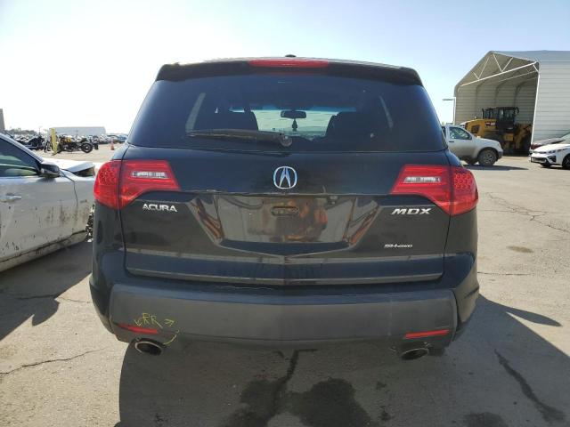 2HNYD28689H520901 - 2009 ACURA MDX TECHNOLOGY BLACK photo 6