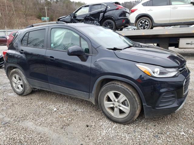 KL7CJLSB7MB312253 - 2021 CHEVROLET TRAX 1LT BLUE photo 4