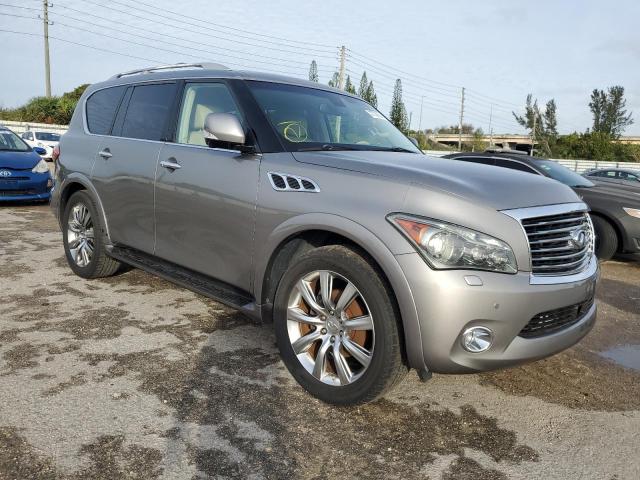 JN8AZ2NF5C9519052 - 2012 INFINITI QX56 BEIGE photo 4