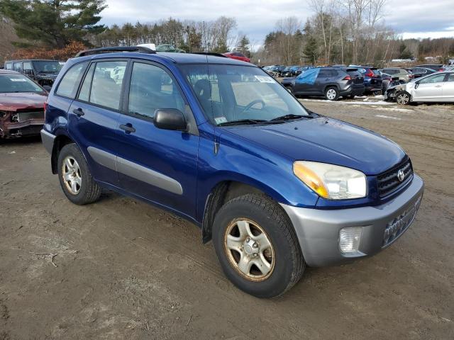 JTEHH20VX36080939 - 2003 TOYOTA RAV4 BLUE photo 4