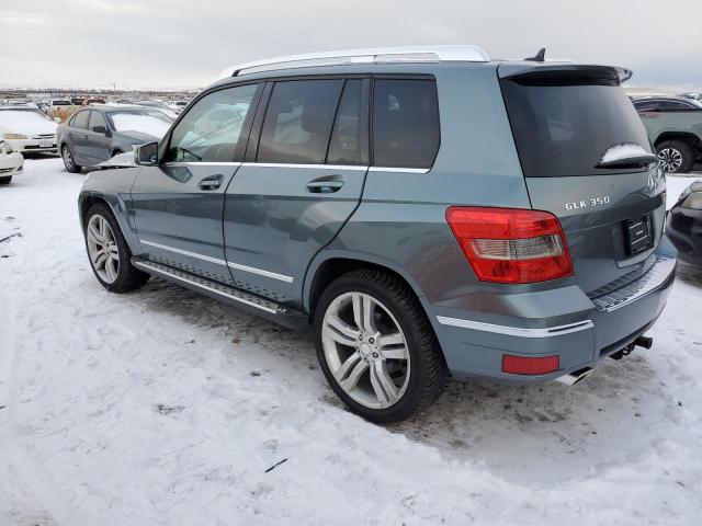 WDCGG8HBXCF736888 - 2012 MERCEDES-BENZ GLK 350 4MATIC BLUE photo 2