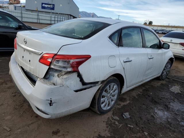 3N1AB7AP4JY335873 - 2018 NISSAN SENTRA S WHITE photo 3