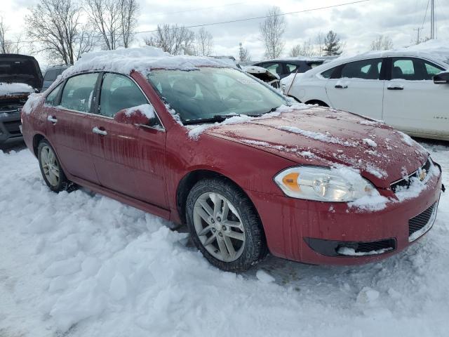 2G1WC5E33D1218227 - 2013 CHEVROLET IMPALA LTZ RED photo 4