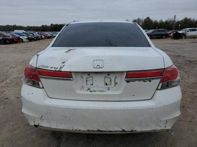 1HGCP2F86CA127319 - 2012 HONDA ACCORD EXL WHITE photo 6