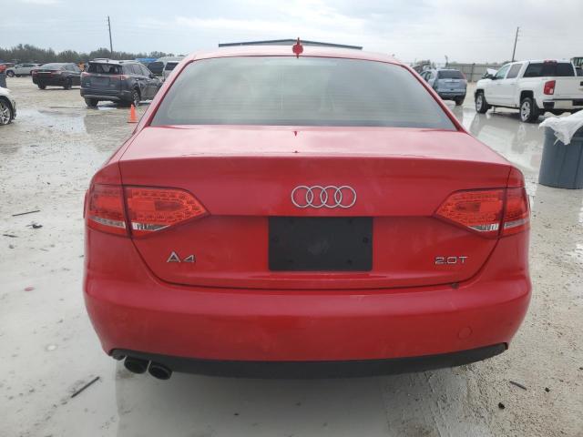 WAUAFAFL4CN011954 - 2012 AUDI A4 PREMIUM RED photo 6