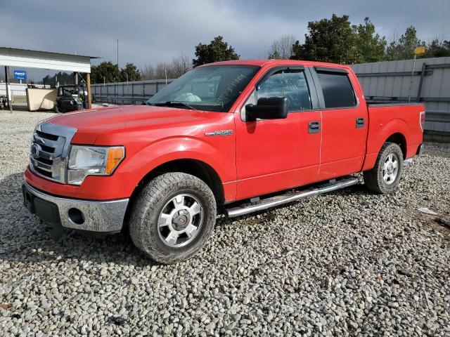 1FTFW1CF7CFA21153 - 2012 FORD F150 SUPERCREW RED photo 1