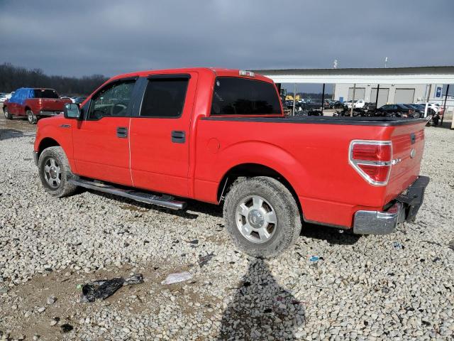 1FTFW1CF7CFA21153 - 2012 FORD F150 SUPERCREW RED photo 2