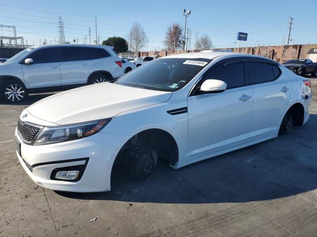 KNAGM4A74F5622826 - 2015 KIA OPTIMA LX WHITE photo 1