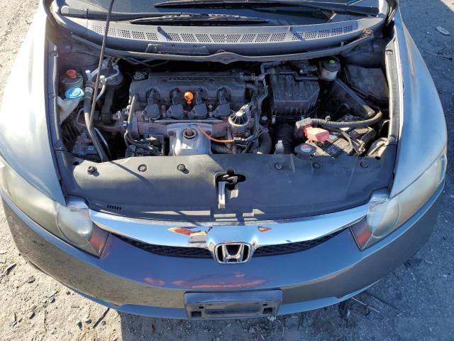 2HGFA1F82AH514554 - 2010 HONDA CIVIC EX GRAY photo 11