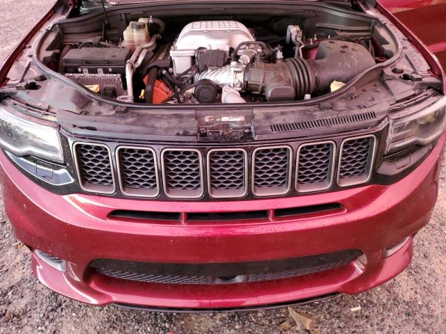 1C4RJFN94JC100360 - 2018 JEEP GRAND CHER TRACKHAWK BURGUNDY photo 11