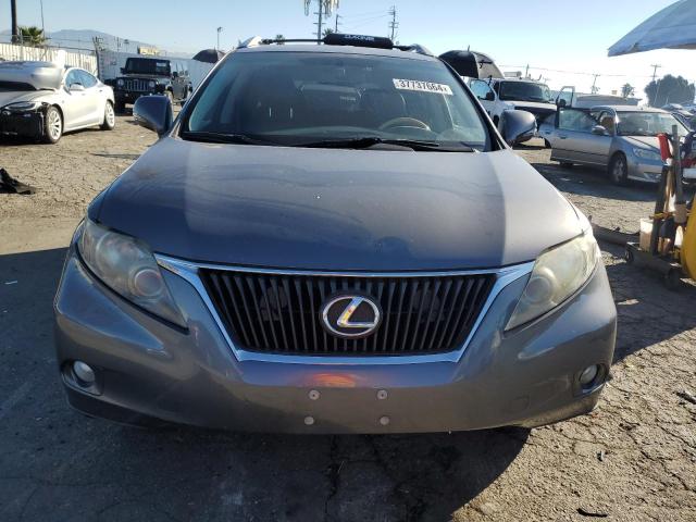 2T2ZK1BA3CC078243 - 2012 LEXUS RX 350 GRAY photo 5