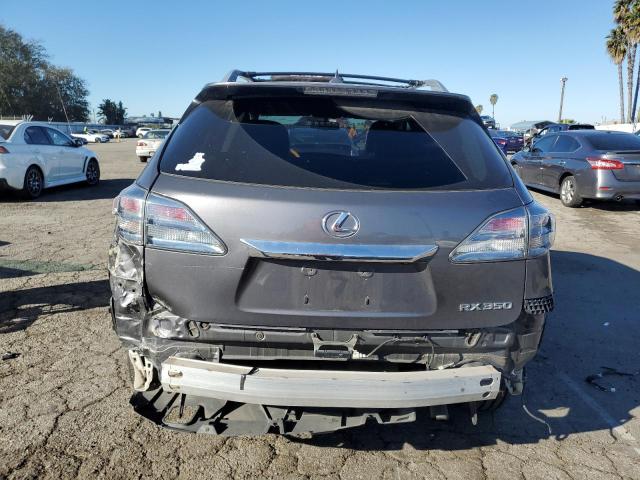 2T2ZK1BA3CC078243 - 2012 LEXUS RX 350 GRAY photo 6