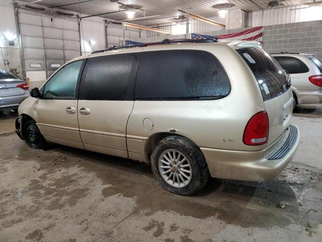 1C4GP54L3YB508149 - 2000 CHRYSLER TOWN & COU LXI BEIGE photo 2