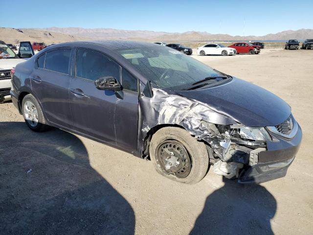 19XFB2F50FE105785 - 2015 HONDA CIVIC LX GRAY photo 4