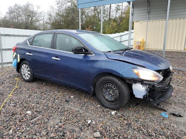 3N1AB7AP4JY279983 - 2018 NISSAN SENTRA S BLUE photo 4