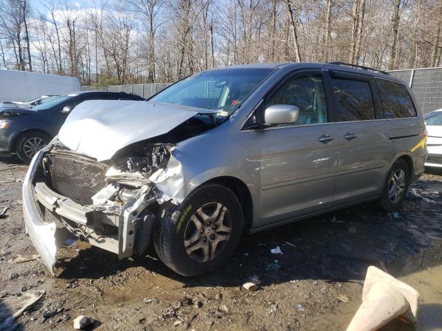 5FNRL38726B059871 - 2006 HONDA ODYSSEY EXL SILVER photo 1