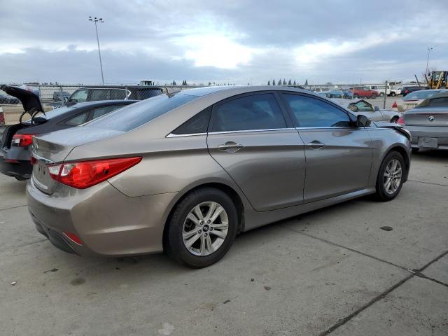 5NPEB4AC8EH945496 - 2014 HYUNDAI SONATA GLS TAN photo 3