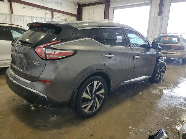 5N1AZ2MH4GN119281 - 2016 NISSAN MURANO S GRAY photo 3