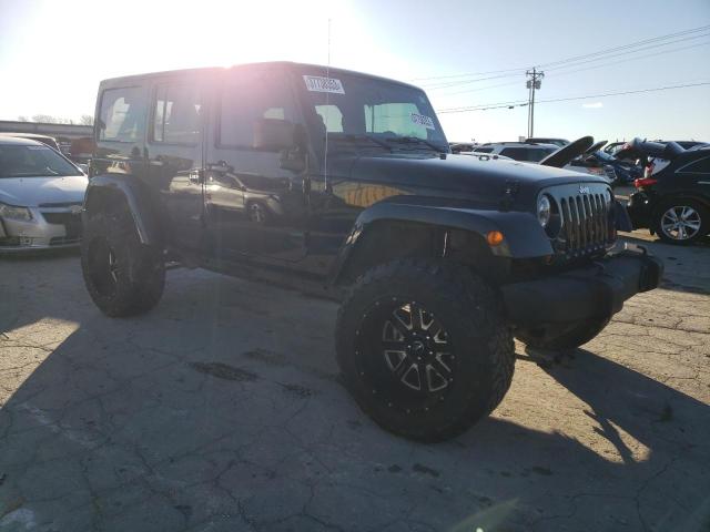 1C4BJWEG2DL635501 - 2013 JEEP WRANGLER U SAHARA BLACK photo 4