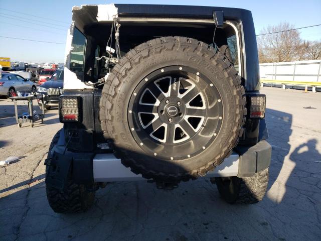 1C4BJWEG2DL635501 - 2013 JEEP WRANGLER U SAHARA BLACK photo 6
