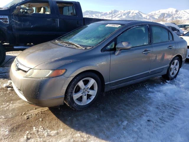 1HGFA16876L131185 - 2006 HONDA CIVIC EX SILVER photo 1