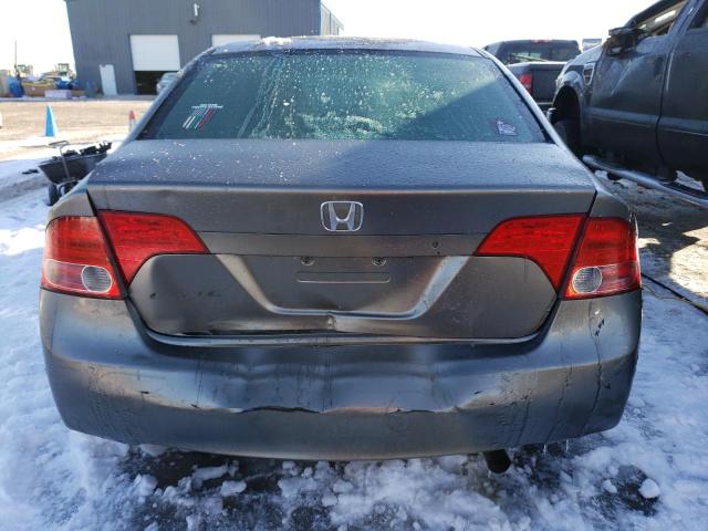 1HGFA16876L131185 - 2006 HONDA CIVIC EX SILVER photo 6